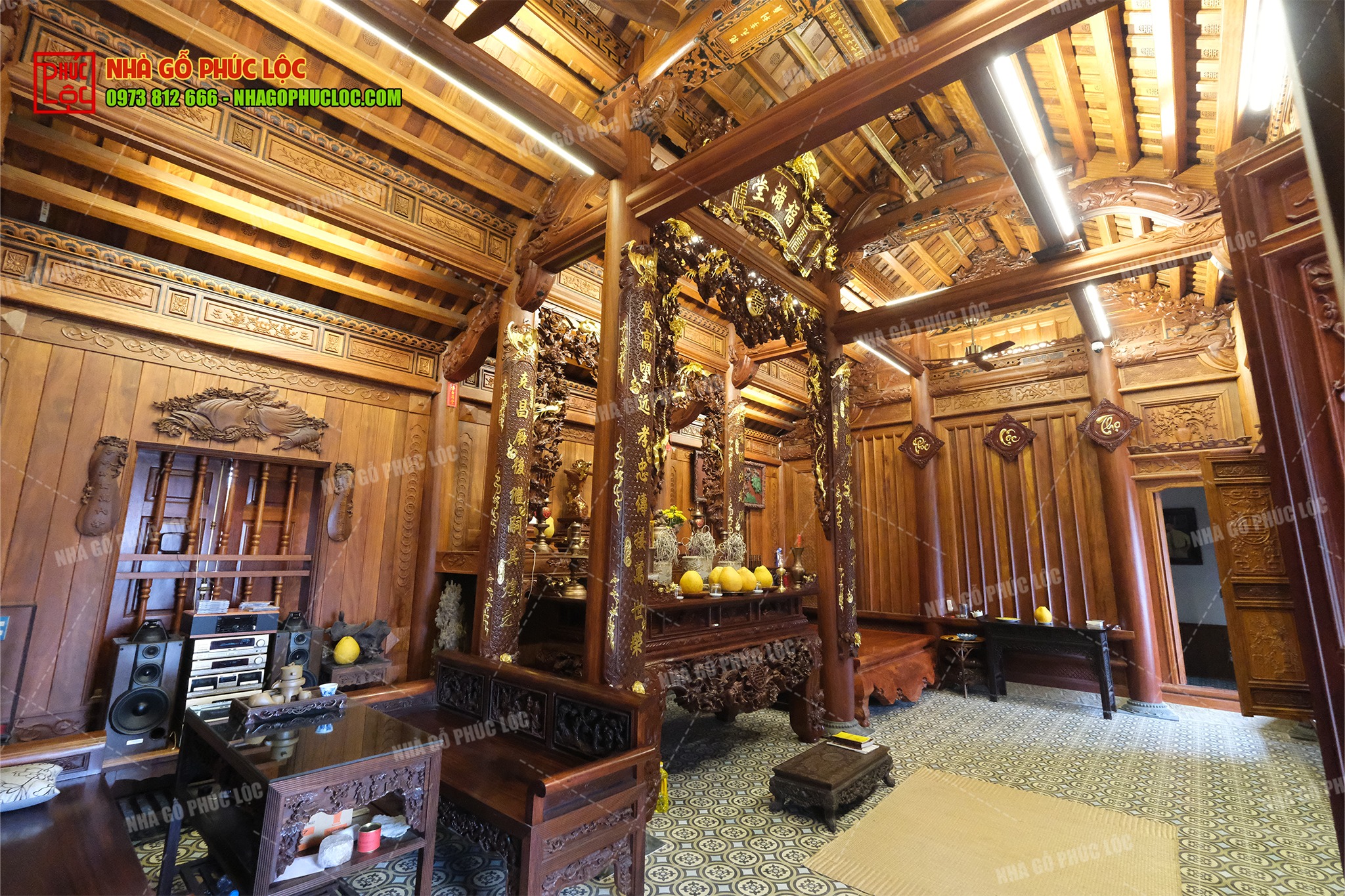 Nhà gỗ lim truyền thống 