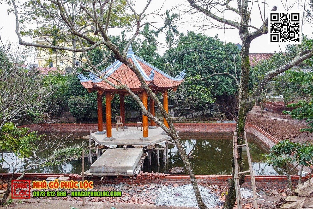 Nhà chòi là công trình được dựng ở ngoài trời 