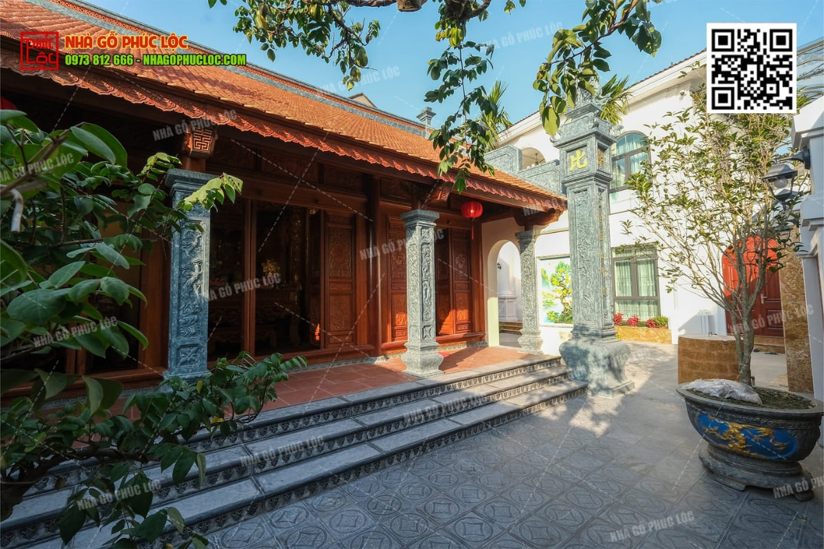 Vì sao nên trồng cây hoa mộc hương cho không gian nhà gỗ