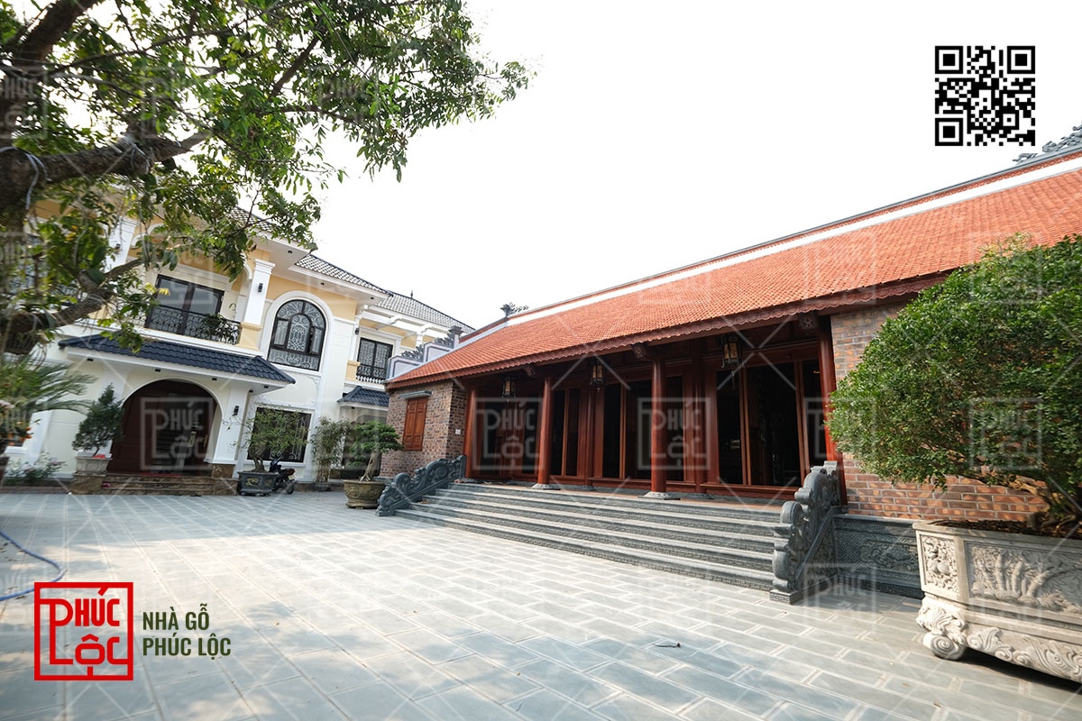 Cách bố trí nhà gỗ trên mảnh đất hình chữ nhật để tối ưu không gian