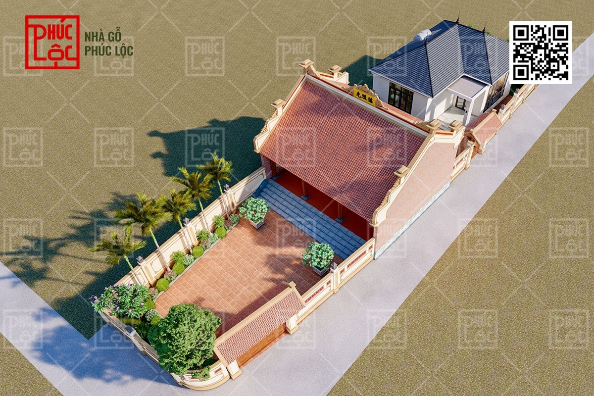 Gợi ý cách bố trí tổng thể nhà gỗ 3 gian 22 cột
